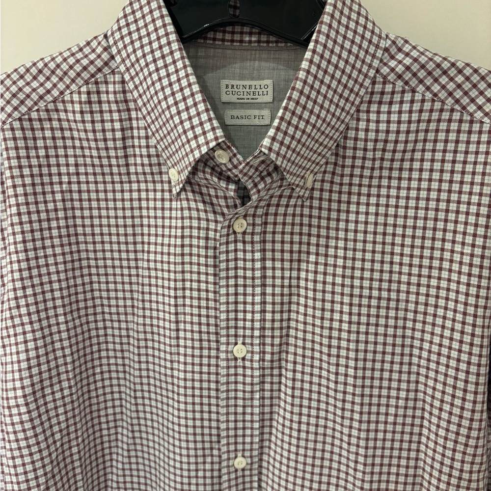 NWOT Brunello Cucinelli XL ultra soft button up - Picture 8 of 8